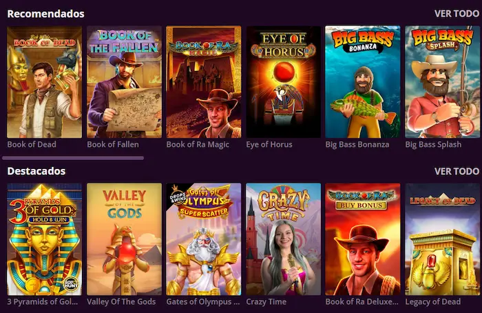 Malina Casino Espana games